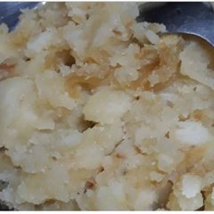 A picture of Aloo ka halwa (vrat ki recipe).