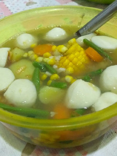 Foto resep Sayur sop + bakso sapi