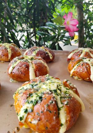 Foto resep Korean Garlic cheese bread