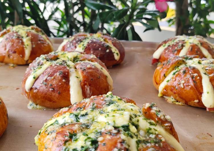 Bahan Korean Garlic cheese bread | Bahan Membuat Korean Garlic cheese bread Yang Paling Enak