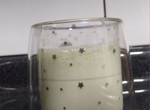 Una foto de Te macha latte