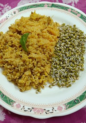 A picture of Sprouts khichdi.