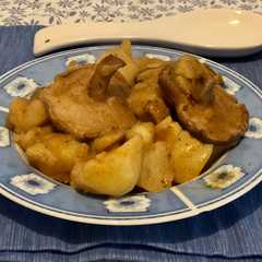 Foto principal de Patatas con setas shiitake