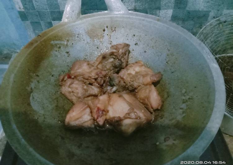 Cara Gampang Menyiapkan Ayam kecap sederhana Anti Gagal
