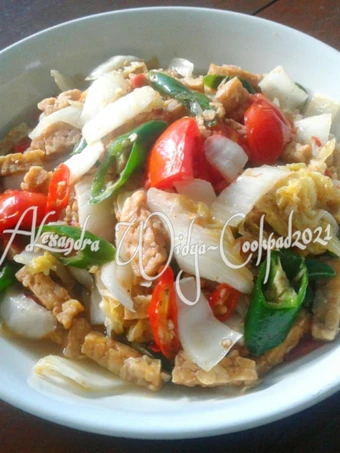 Cara Mudah Membikin Resep Tumis Sawi Putih Udang Rebon &amp; Tempe yang Bisa Manjain Lidah Anti Ribet, Sempurna