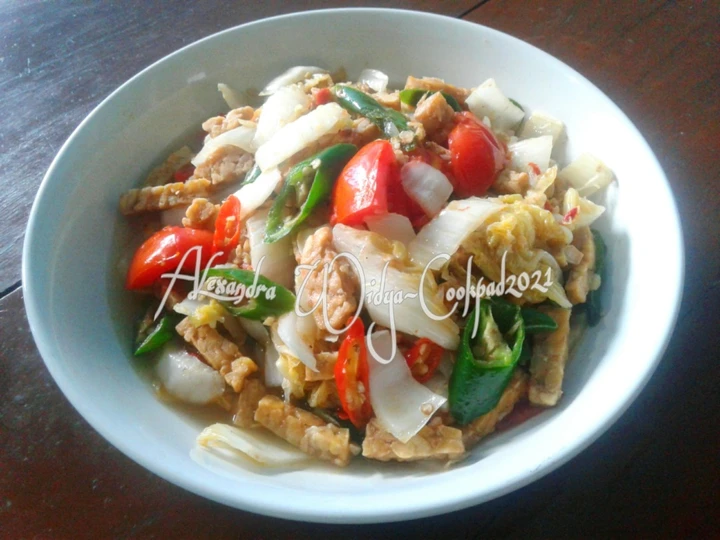 Cara Mudah Membikin Resep Tumis Sawi Putih Udang Rebon &amp;amp; Tempe yang Bisa Manjain Lidah Anti Ribet, Sempurna