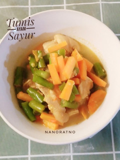 Foto resep Tumis Ayam Sayur