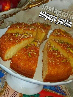 عکسی از دستور کیک شعریه بدون فر 🌸