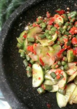 Foto resep Karedok Kacang Panjang