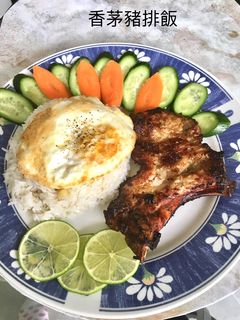 香茅豬排飯(氣炸鍋版) 的食譜成品照片