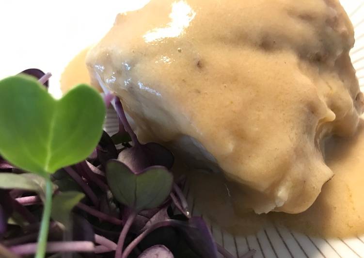 Rape al horno con salsa “ahí va la hostia “!!!!