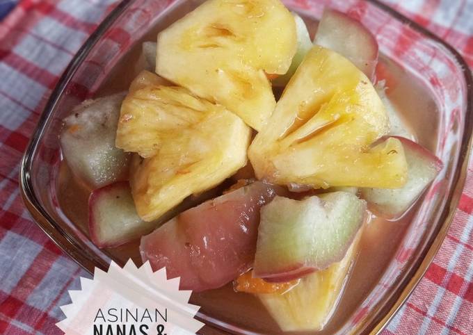 Resep Asinan Nanas And Jambu Air Oleh Sofie Hana Cookpad