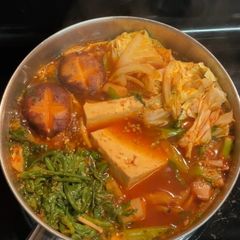 A picture of Japanese Spicy Hot Pot Base (Akakara nabe inspired).