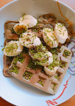 Foto resep Wafel Matcha