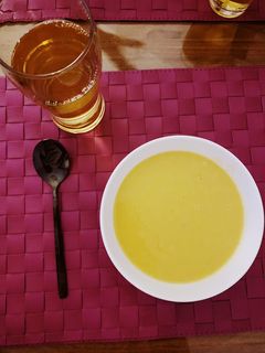 Una foto de Crema de puerros