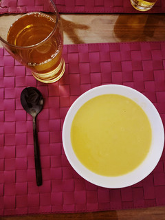 Una foto de Crema de puerros