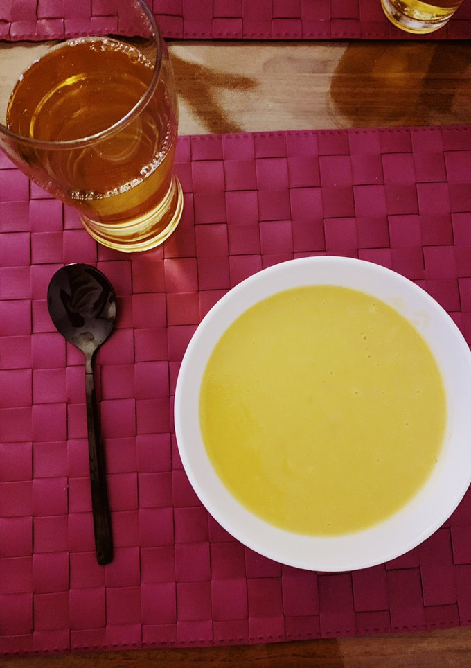 Una foto de Crema de puerros