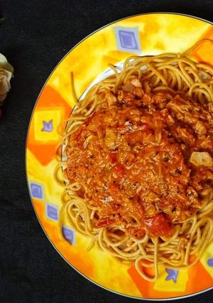 Foto resep Spaghetti Saus Tongkol