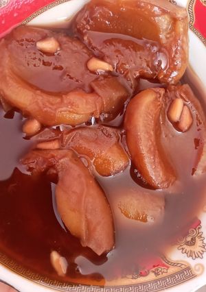 عکسی از دستور ترشک زرد آلو وانار 😋