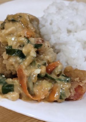 Foto resep Fried Shrimp with Salted egg sauce