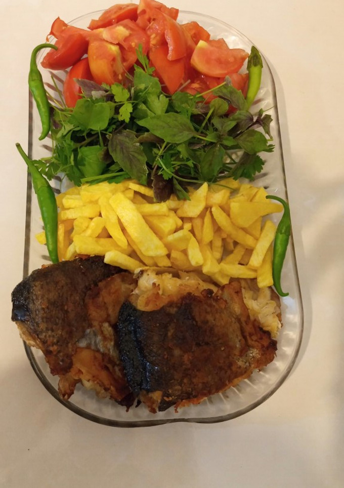 عکسی از دستور ماهی قزل آلا🐟😋👌