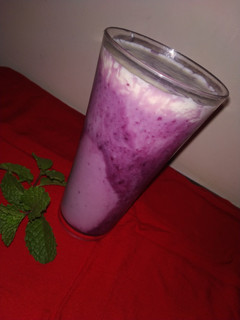 A picture of Black Grapes Smoothie.