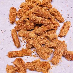 A picture of Vegan Baked ‘Chicken’ [Tofu] Strips.