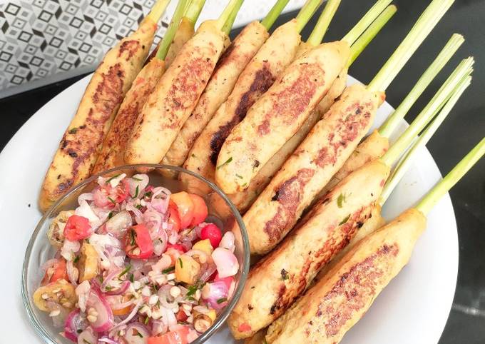 Resep Sate Lilit Sambal Matah Oleh Rima Suci Cookpad