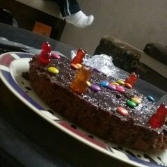 Wheat Flour Eggless Chocolate Cake A picture of Wheat Flour Eggless Chocolate Cake.