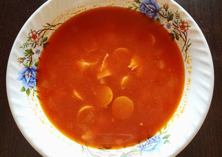 Resep Sup Merah (Sup Tomat), Lezat