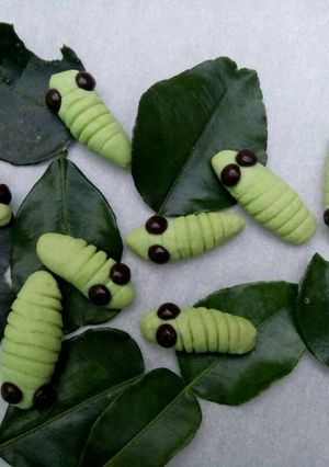 Foto resep Kue ulat hijau