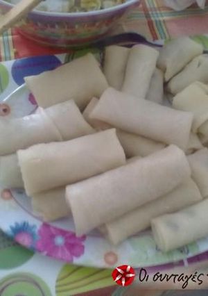 Φωτογραφία της συνταγής Σπιτική ζύμη για spring rolls