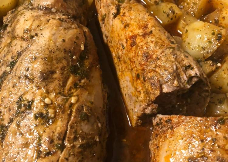 Delicious butter herb pork tenderloin Delicious butter herb pork tenderloin