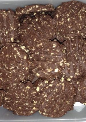 Foto resep Choco Oatmeal Condensed Milk Cookies (Tanpa Telur)