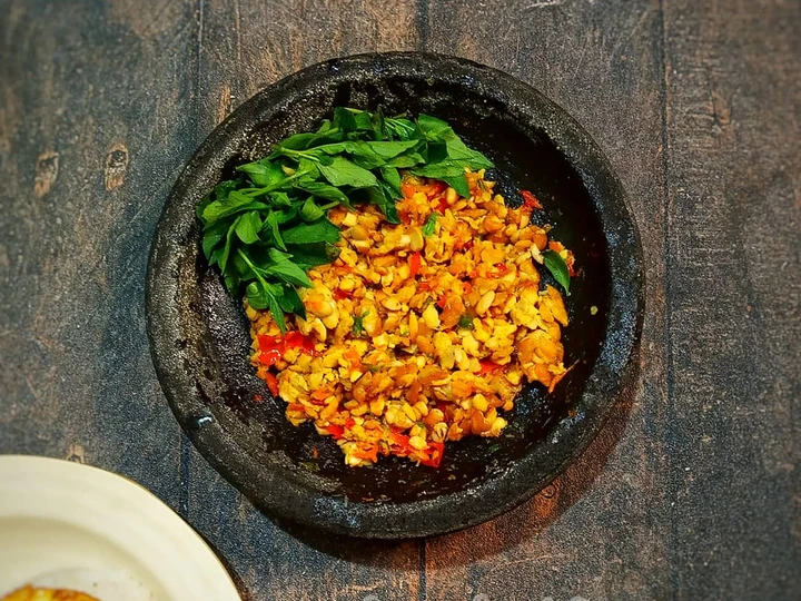 Langkah Mudah untuk Membikin Resep Sambel tempe yang Bisa Manjain Lidah Anti Ribet, Mantap Sekali