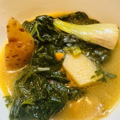 A picture of Baby Bok Choy Soup.