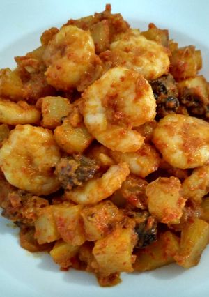 Foto resep Sambel goreng kentang udang ati ampela