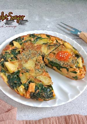 Foto resep Omelet Sayur