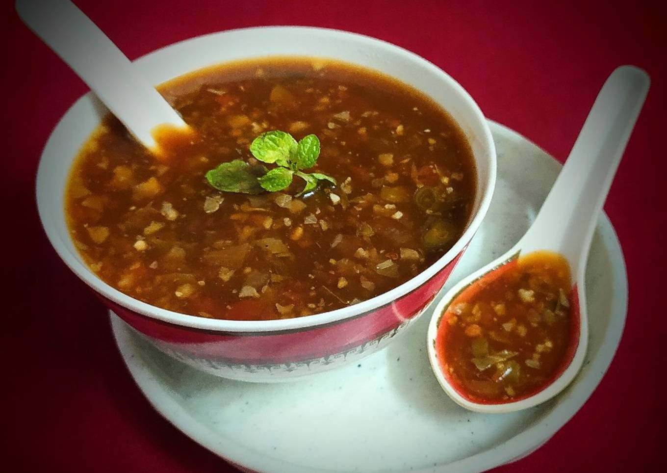 Vegetable Manchow Soup