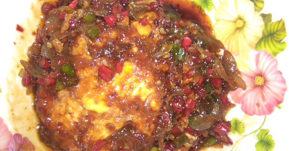 Resep Telur Ceplok Asam Pedas Manis Oleh Antikachaca Cookpad