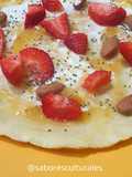 🥞🍌Panqueque de banana con frutas, frutos secos y semillas