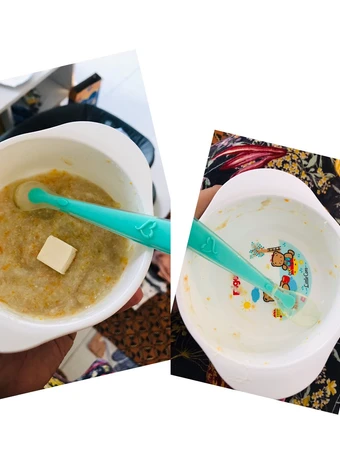 Cara Gampang Membikin Resep Mpasi/Mpsufor 6bulan (Bubur Ayam wortel) #Day1 yang Lezat Sekali Anti Ribet, Menggugah Selera