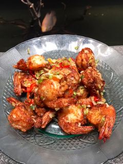 Foto resep Udang Goreng tepung tumis cabe garam