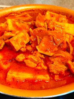 Hình của món Đậu Hũ Sốt Thịt.
