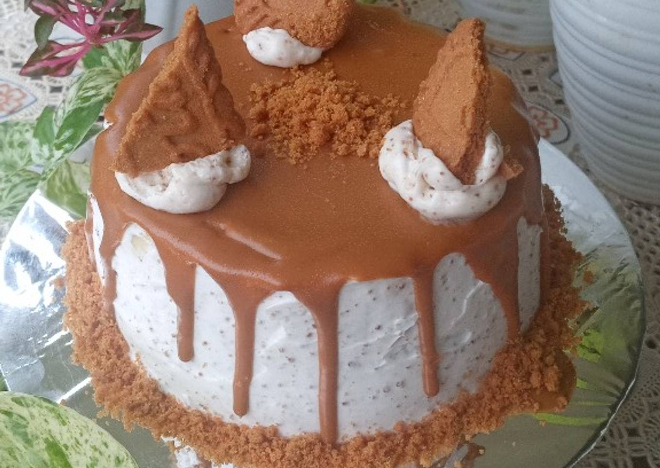 Lotus Biscoff with Brownies & Cheese Cake