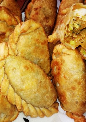Una foto de Empanadas de pollo con masa casera