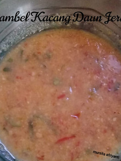 Foto resep Sambal Kacang Daun Jeruk