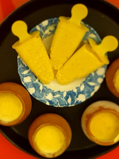 "કેસર બદામ મલાઈ કુલ્ફી"(Kesar almond malay kulfi recipe in gujarati) રેસીપી મુખ્ય ફોટો