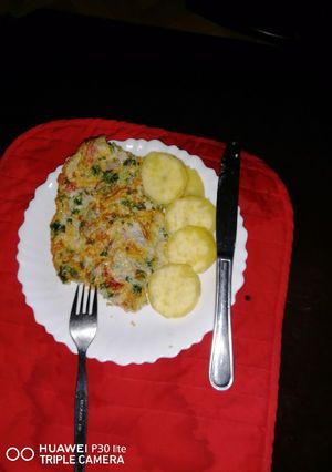 A picture of Spanish omelette.