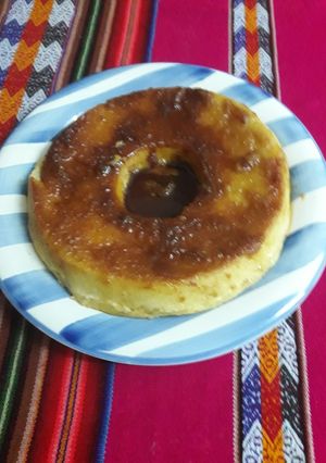 Una foto de Pudding de Pan Delicioso